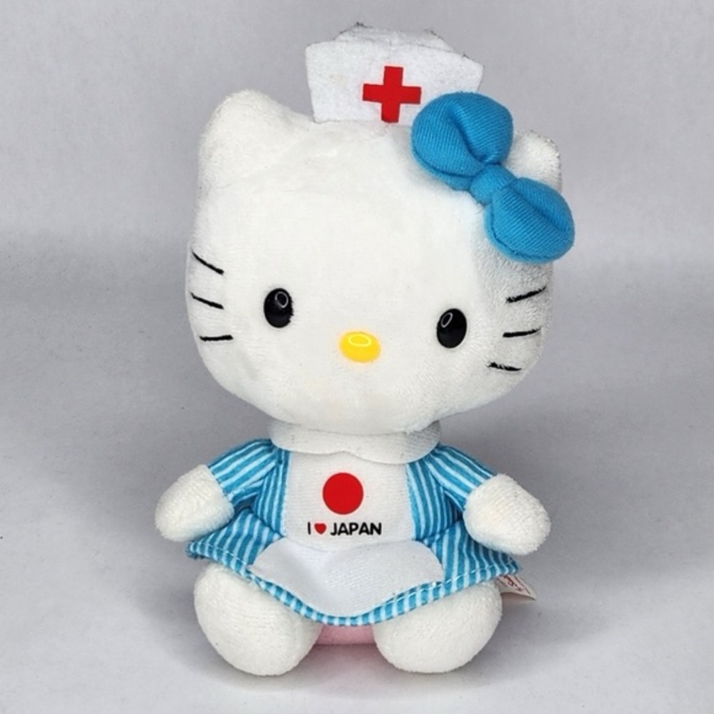 Special Edition Hello Kitty Red Cross I Love Japan Ty Plush Sanrio